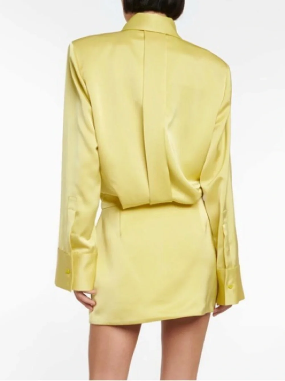 The Attico Margot Shirt Mini Dress - Size M/US 6 - Picture 2 of 8